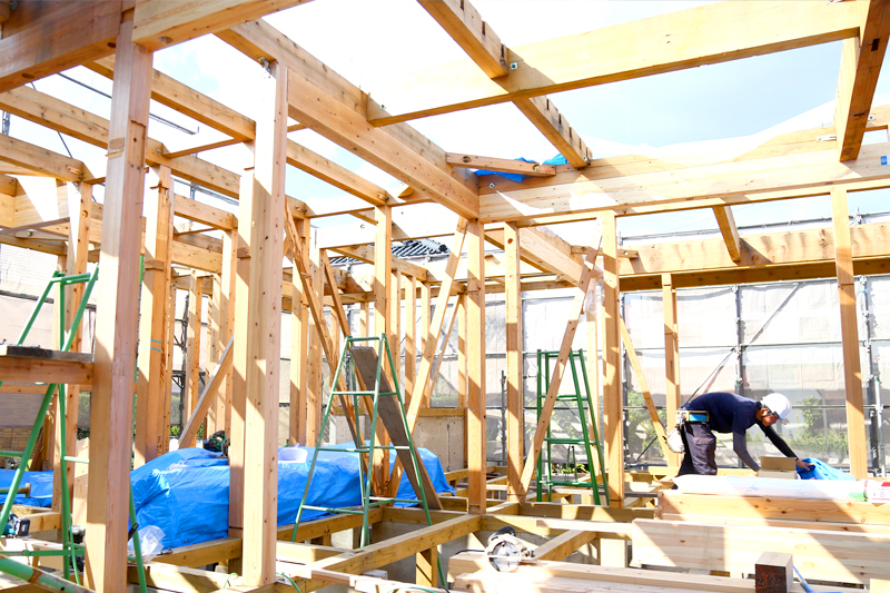 住宅の建築施工